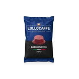 100 Capsule Nero Caffè Lollo passione mito compatibili con Lavazza A Modo Mio