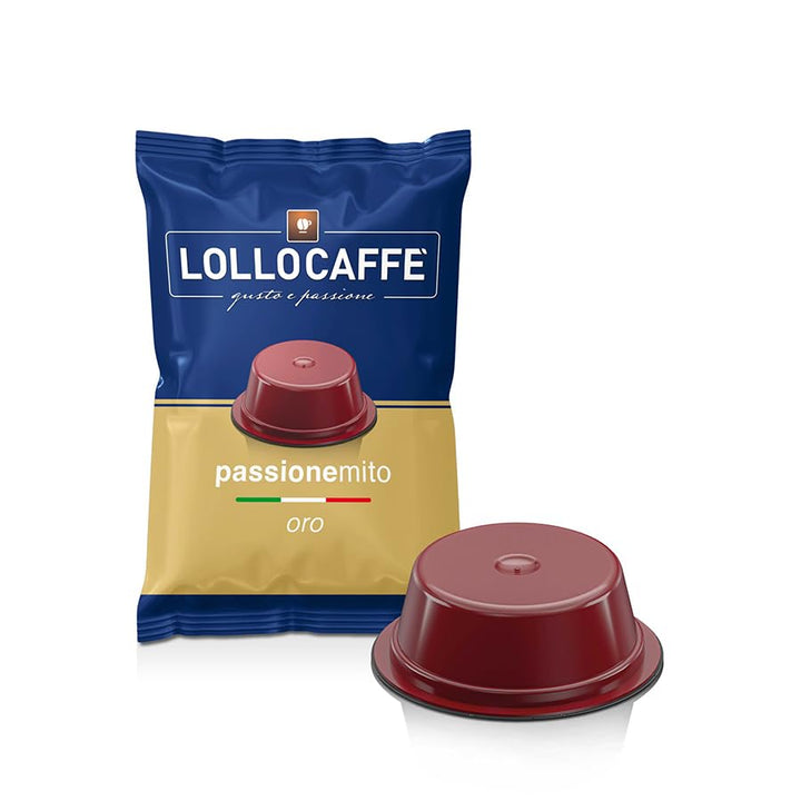 100 Capsule Lollo Caffè Oro Compatibili Lavazza A Modo Mio
