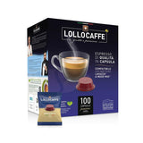 100 Capsule Lollo PassioneMito Caffè Oro Compatibili Lavazza A Modo Mio