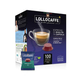 100 Capsule Lollo Caffè Dek Compatibili Lavazza A Modo Mio