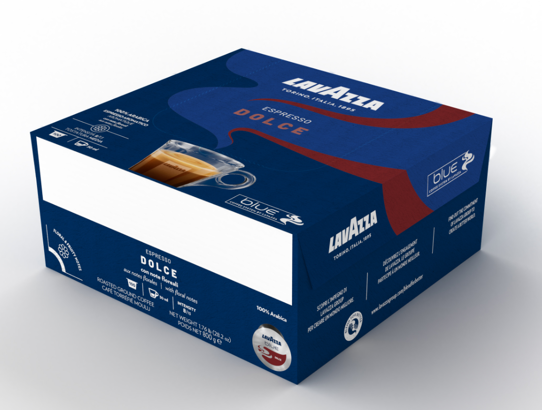 100 Capsule Caffè Espresso Dolce Lavazza Blue