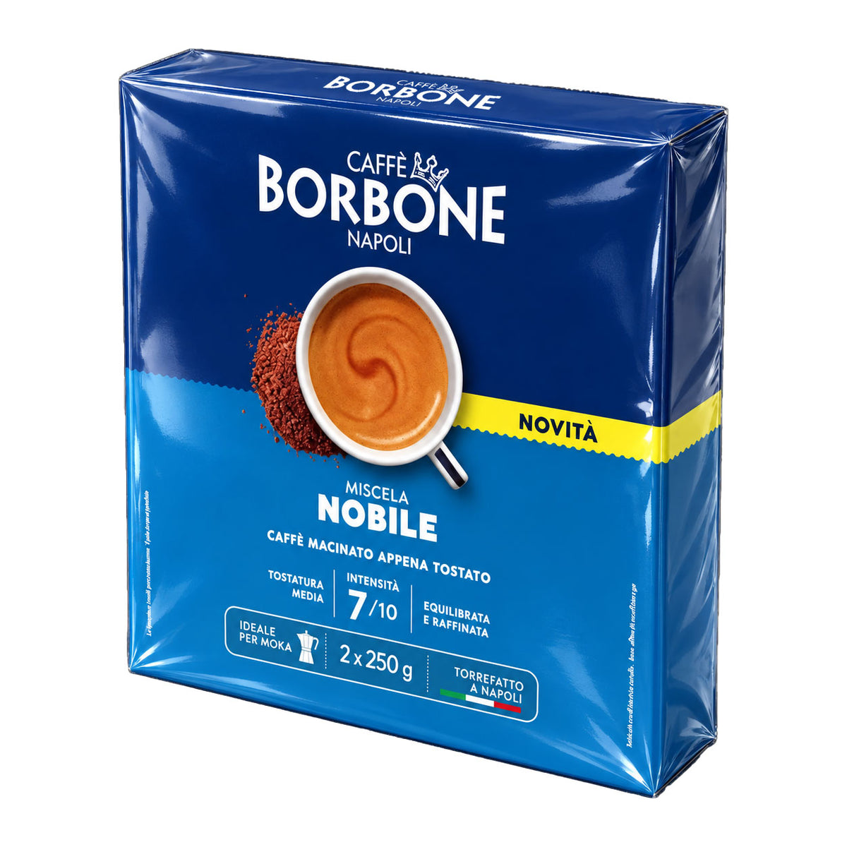 Caffè Borbone Moka Macinato 2x250g - Miscela Nobile