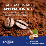 Caffè Borbone Moka Macinato 2x250g - Miscela Nobile