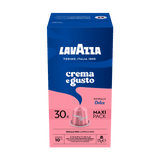 Lavazza Crema e Gusto Dolce - 30 Capsule compatibili per Nespresso