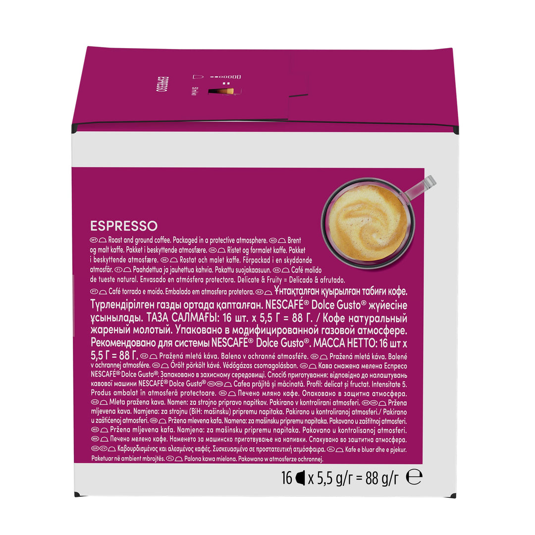 Nescafé Dolce Gusto caffè Espresso - 16 Capsule per Dolce Gusto