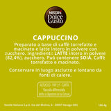 Nescafé Dolce Gusto Cappuccino - 16 Capsule compatibili con Dolce Gusto