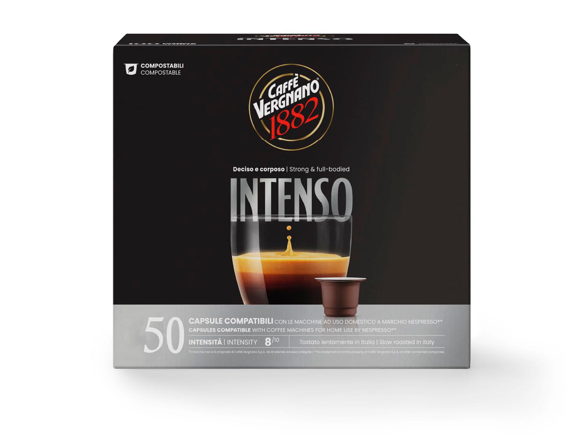 Caffè Vergnano Intenso - 50 Capsule Compatibili Nespresso