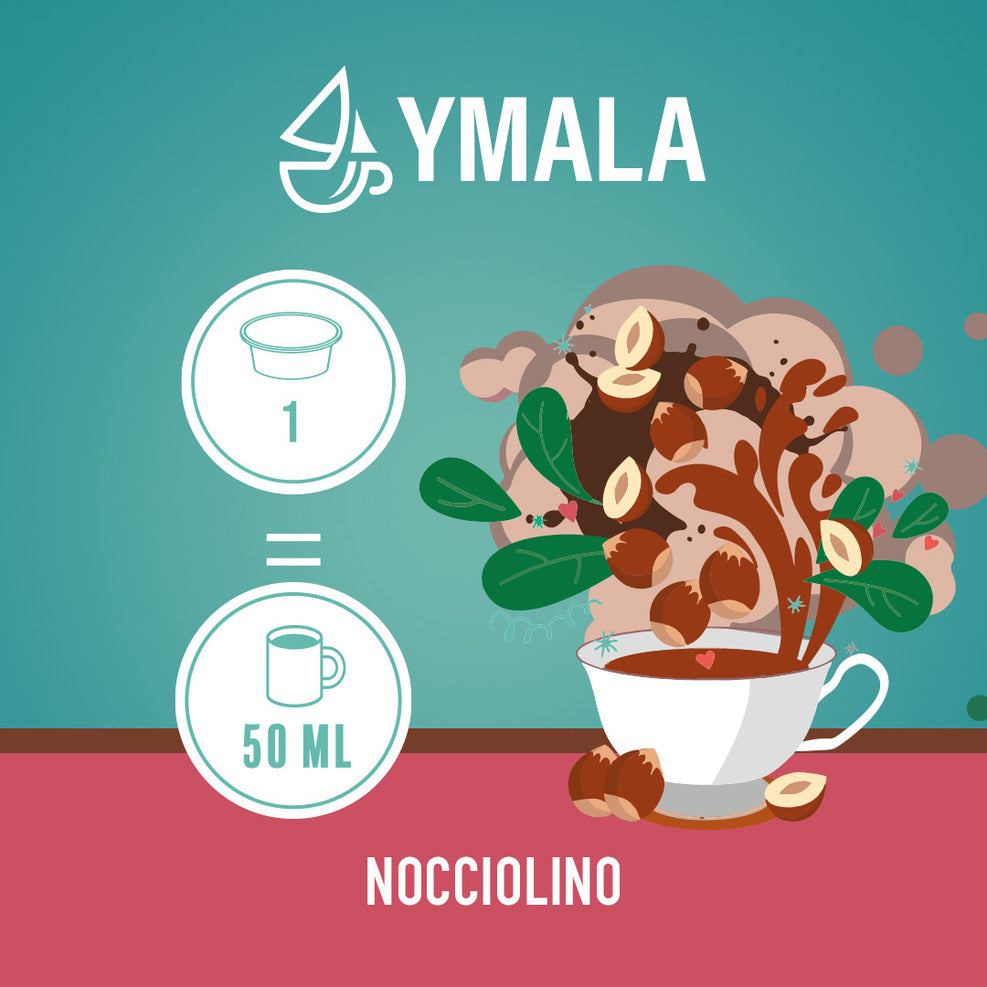 Ymala 16 Capsule Lavazza A Modo Mio - Nocciolino