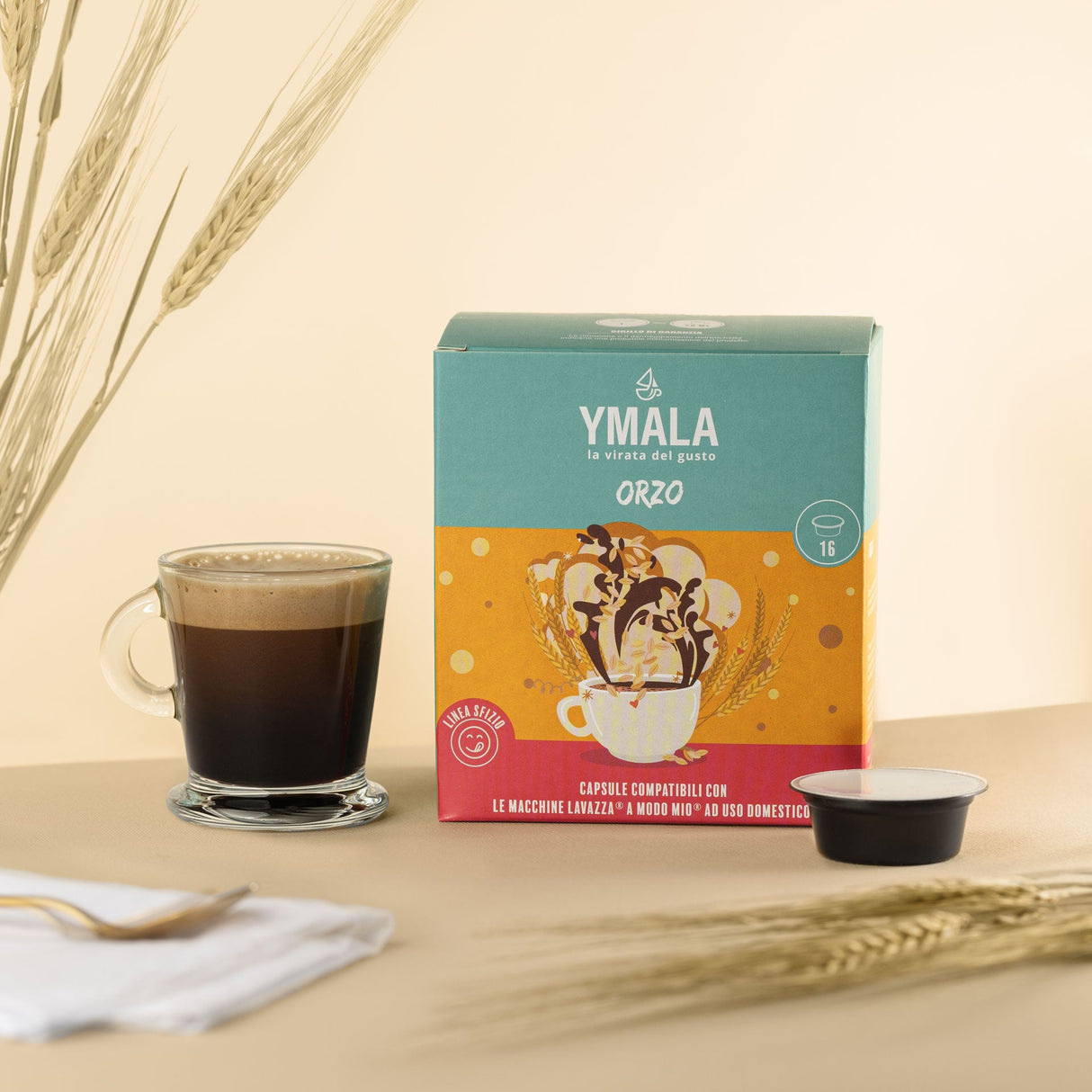 Ymala 16 Capsule Lavazza A Modo Mio - Orzo