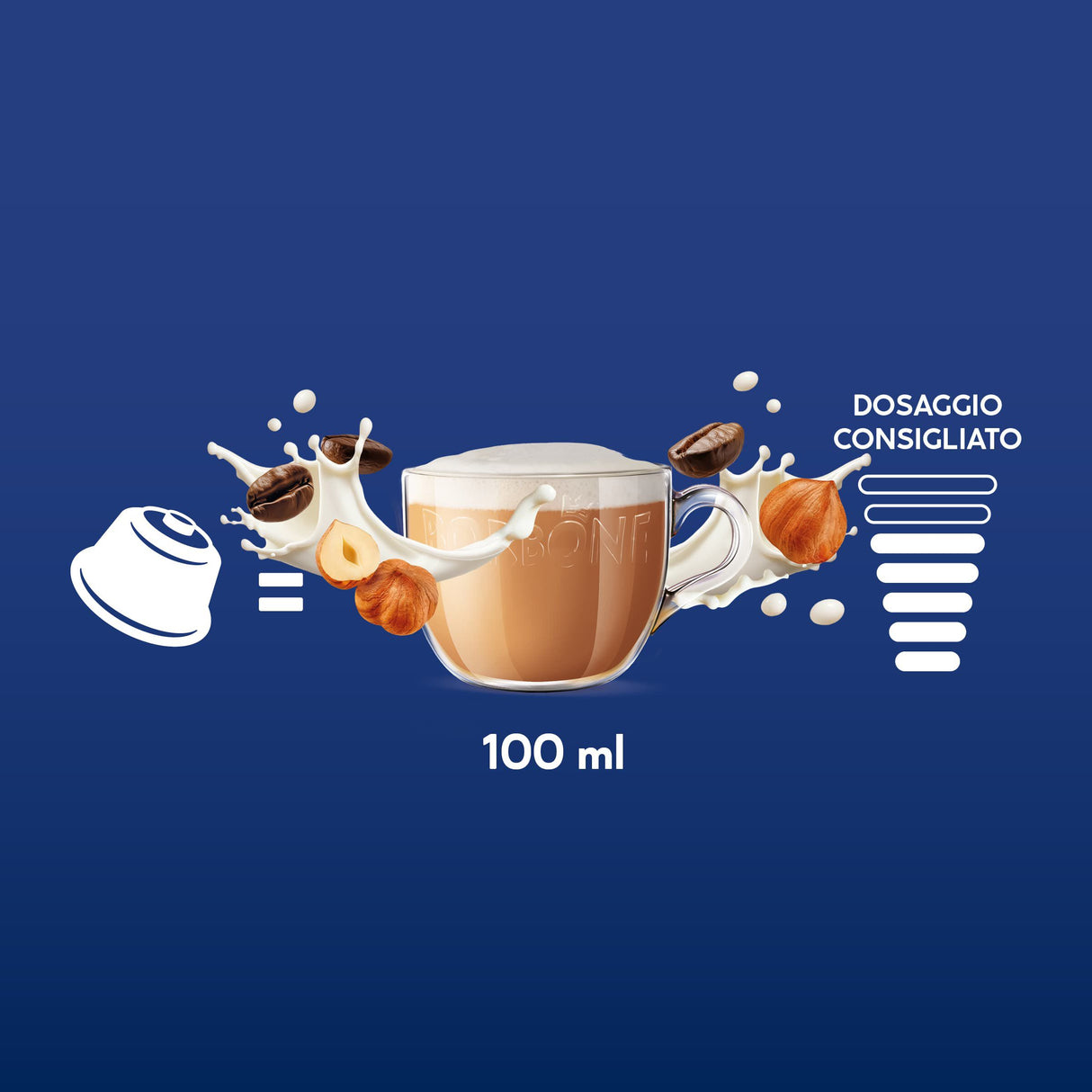 16 Capsule Borbone Compatibili Dolce Gusto Nocciolone