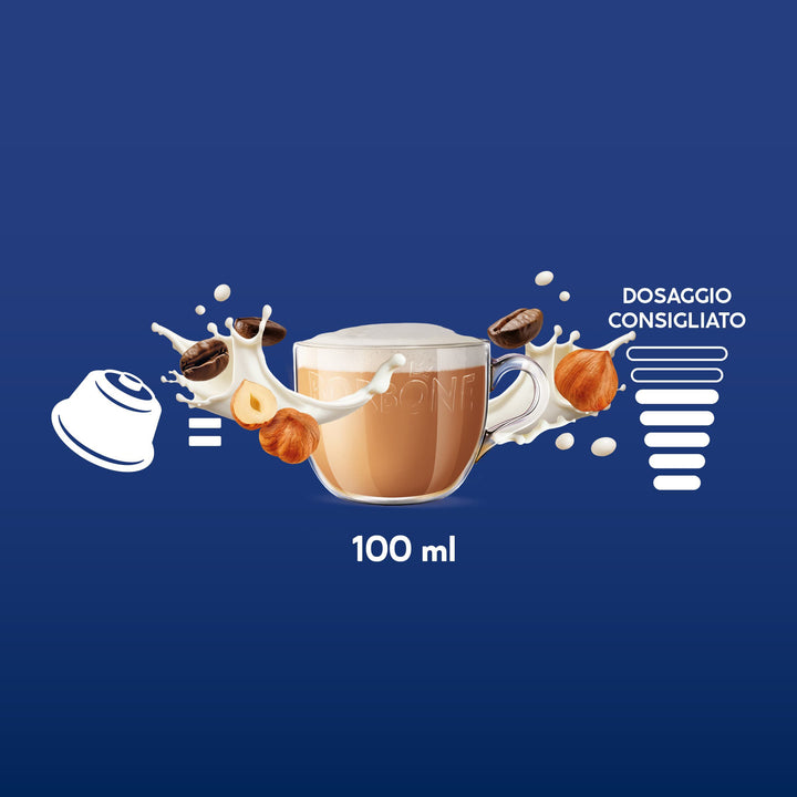16 Capsule Borbone Compatibili Dolce Gusto Nocciolone