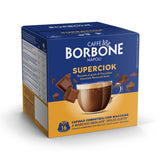 16 Capsule Borbone Compatibili Dolce Gusto - Superciok Bevanda al gusto di cioccolata