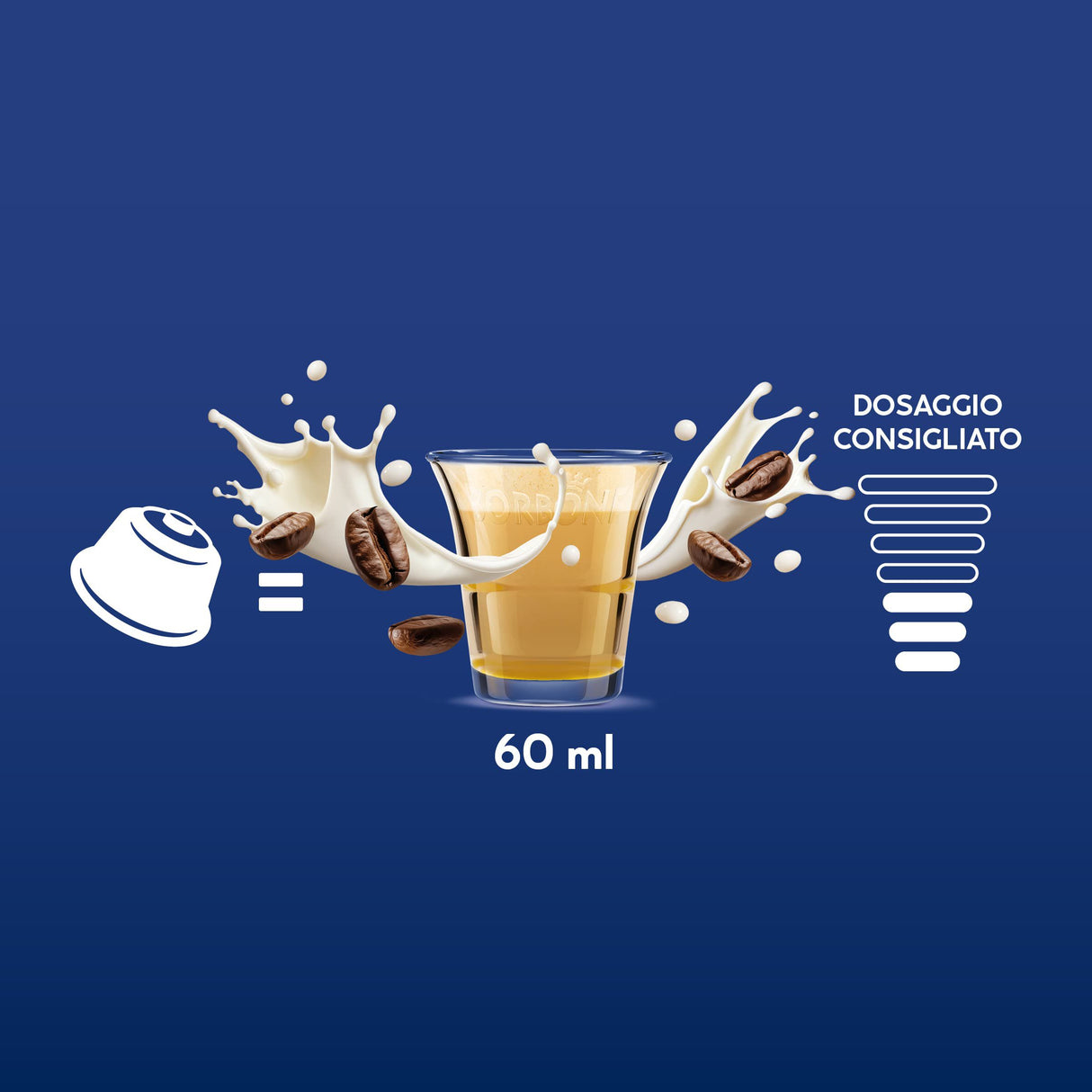 16 Capsule Borbone Compatibili Dolce Gusto - Cortado