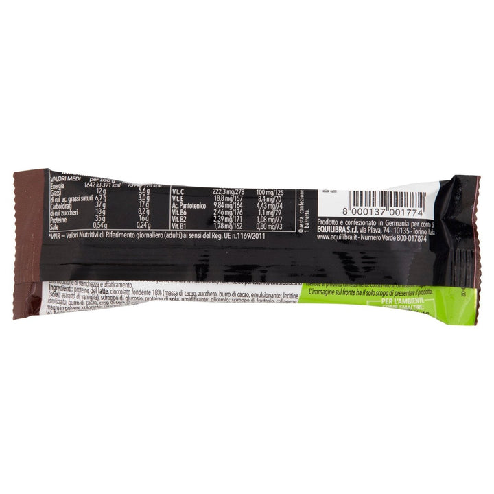 Protein 35% Dark Chocolate - Barretta Proteica Equilibra con Vitamine