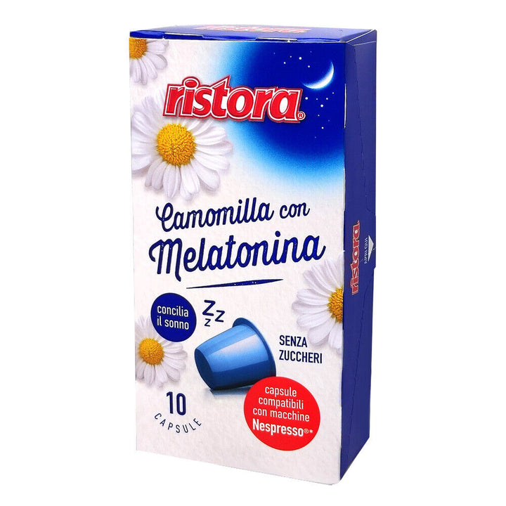 10 Ristora Camomilla con Melatonina - Capsule solubili compatibili Nespresso