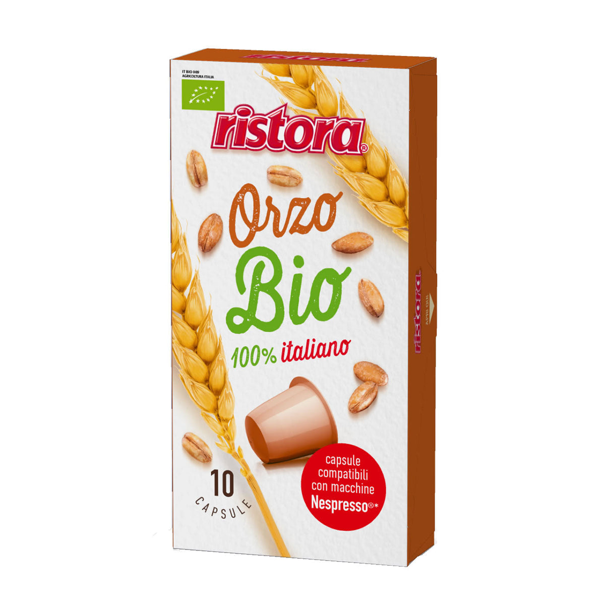 Ristora 10 capsule Compatibile Nespresso - Orzo Biologico