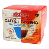 10 Capsule Ristora Compatibili Nescafé Dolce Gusto - Ginseng da Zuccherare