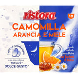10 Capsule Compatibili Nescafé Dolce Gusto Ristora - Camomilla Arancia e Miele