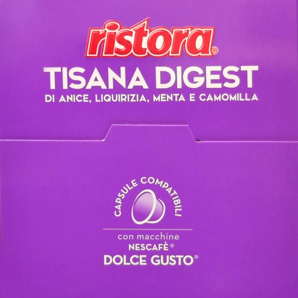 10 Capsule Compatibili Nescafé Dolce Gusto Ristora - Tisana Digest