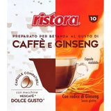 10 Capsule Compatibili Nescafé Dolce Gusto Ristora - Caffè e Ginseng