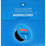 10 Capsule Ristora Compatibili Dolce Gusto Mokaccino Senza Lattosio
