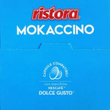 10 Capsule Ristora Compatibili Dolce Gusto Mokaccino Senza Lattosio