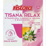 10 Capsule Tisana Relax Ristora compatibili con Nescafé Dolce Gusto