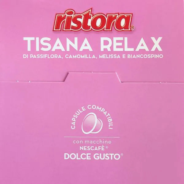10 Capsule Tisana Relax Ristora compatibili con Nescafé Dolce Gusto