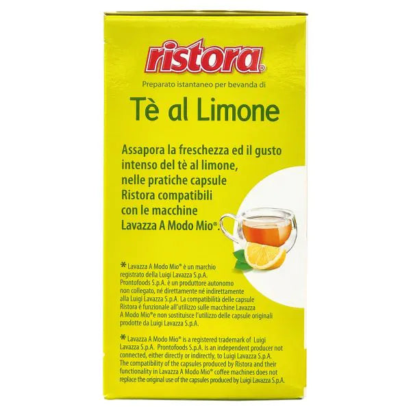 16 Capsule Tè al Limone compatibili con Lavazza A Modo Mio