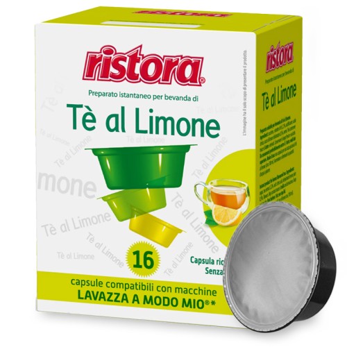 16 Capsule Tè al Limone compatibili con Lavazza A Modo Mio
