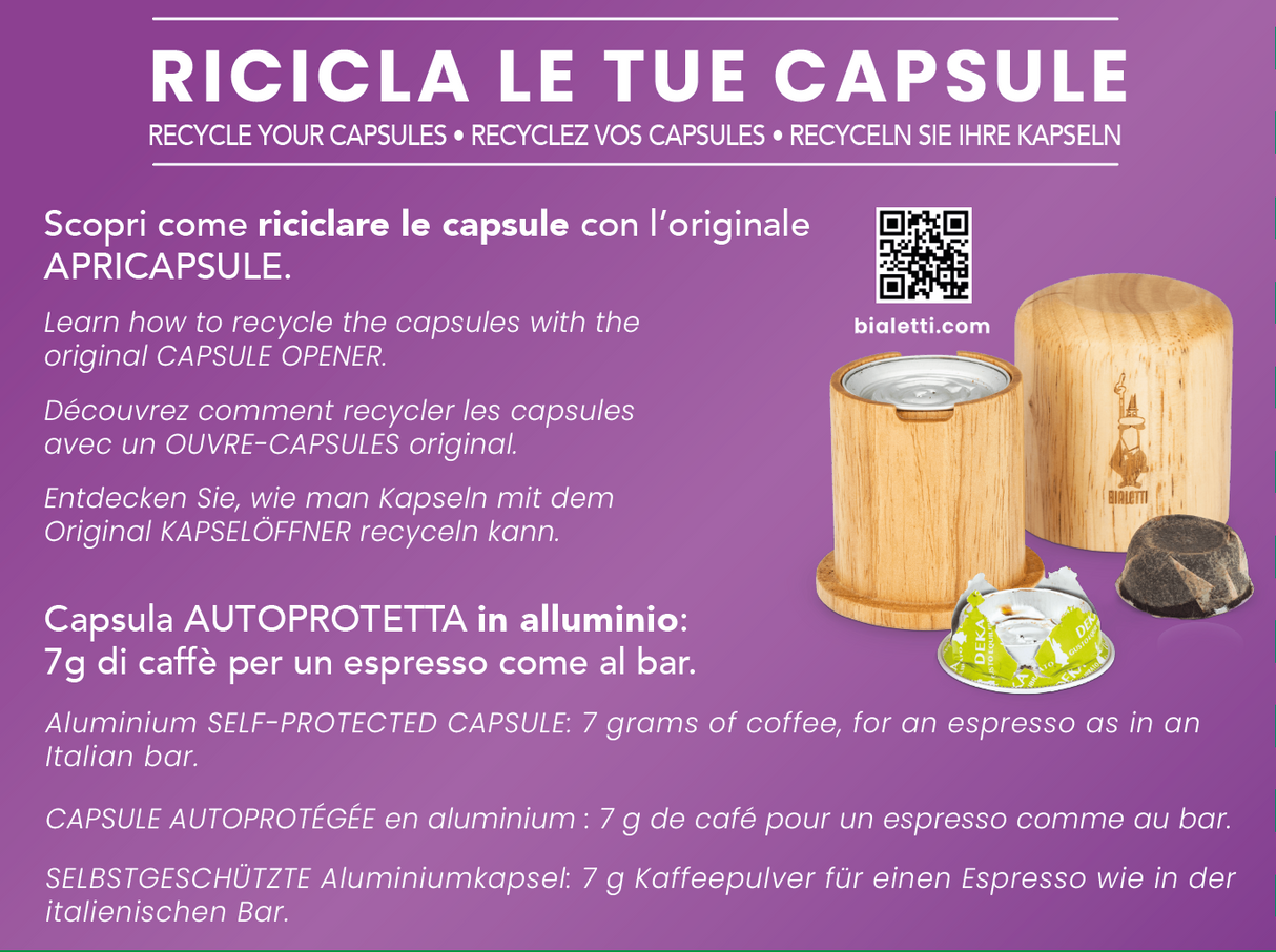 Bialetti Caffè d'Italia Milano - 72 Capsule per macchine Bialetti