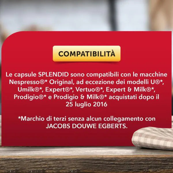 30 Capsule Splendid gusto Classico - Compatibili con Nespresso