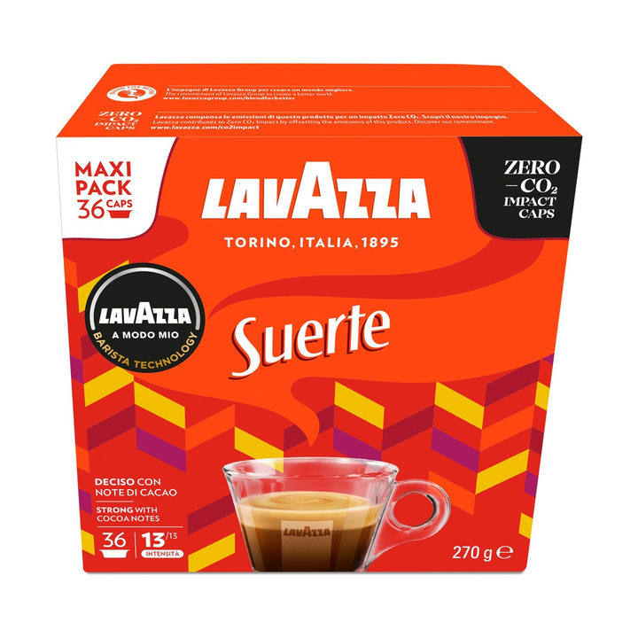 36 Capsule Lavazza Originali A Modo Mio Suerte