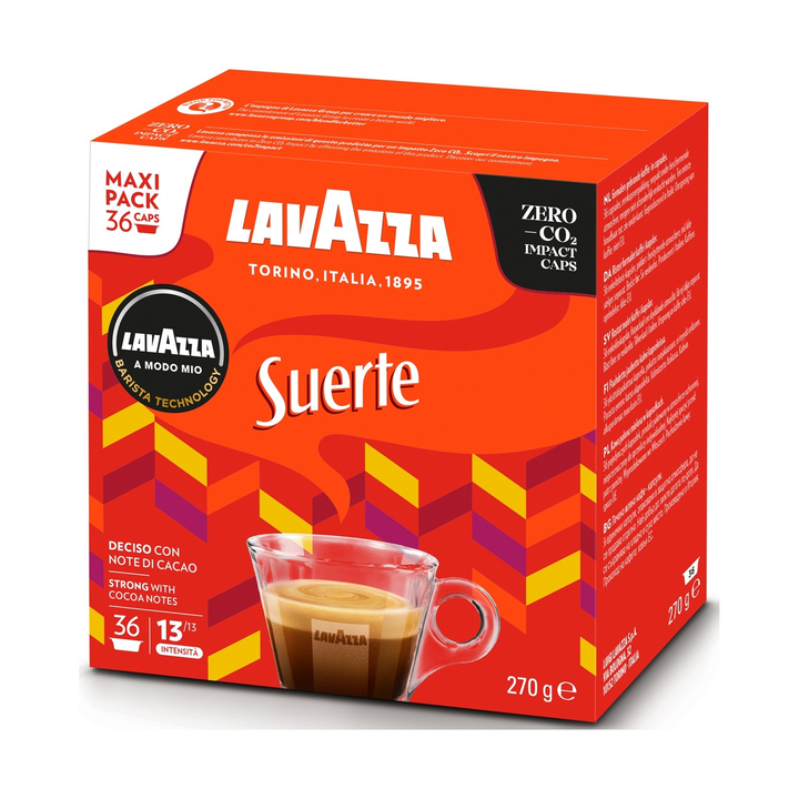 36 Capsule Lavazza Originali A Modo Mio Suerte