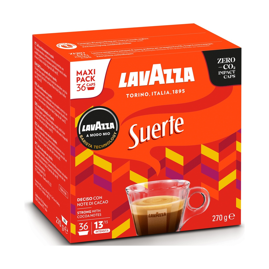 36 Capsule Lavazza Originali A Modo Mio Suerte