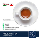 50 Cialde Caffè Toraldo Miscela Arabica per macchina a cialde ESE 44mm