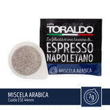 50 Cialde Caffè Toraldo Miscela Arabica per macchina a cialde ESE 44mm