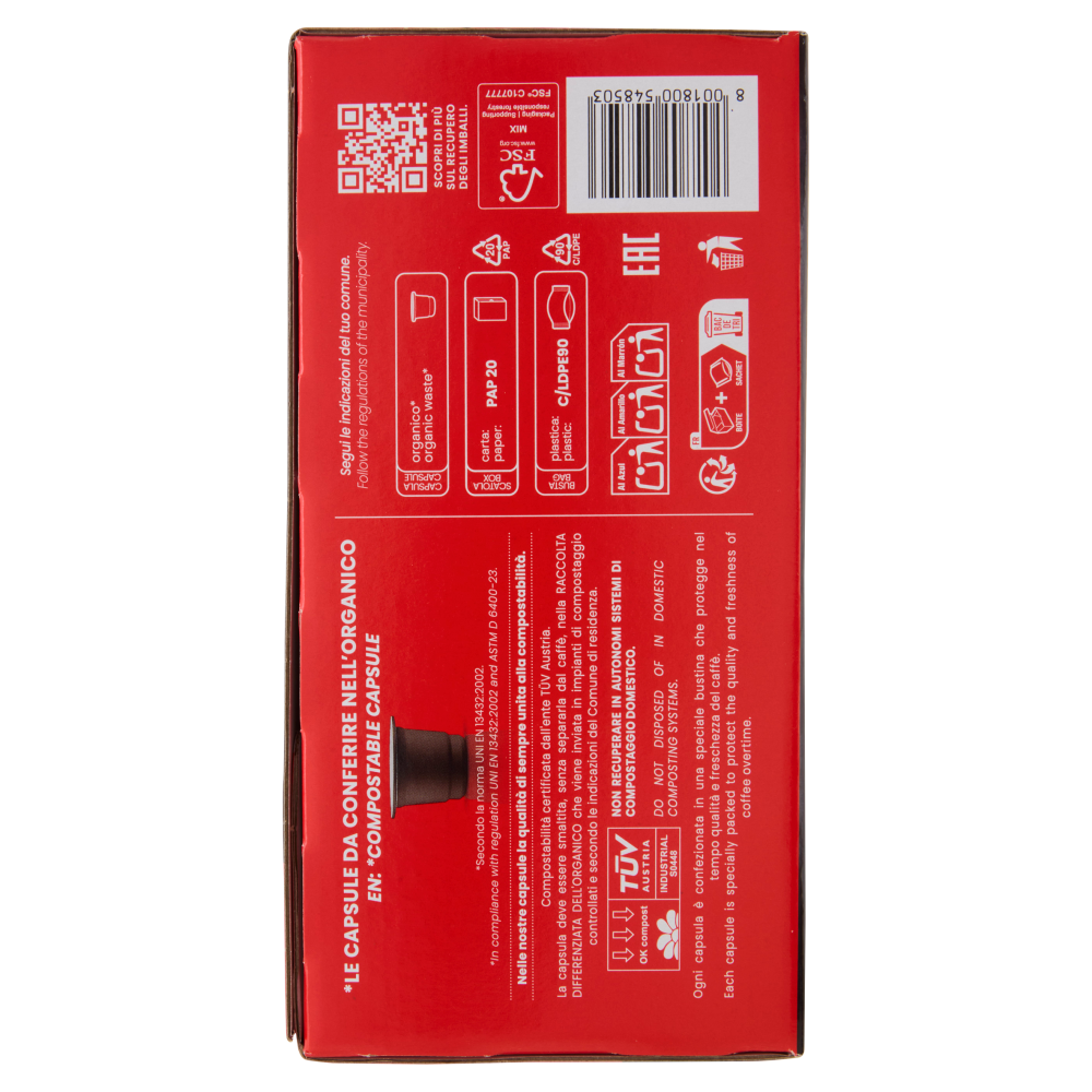 Caffè Vergnano Cremoso - 50 Capsule Compatibili Nespresso