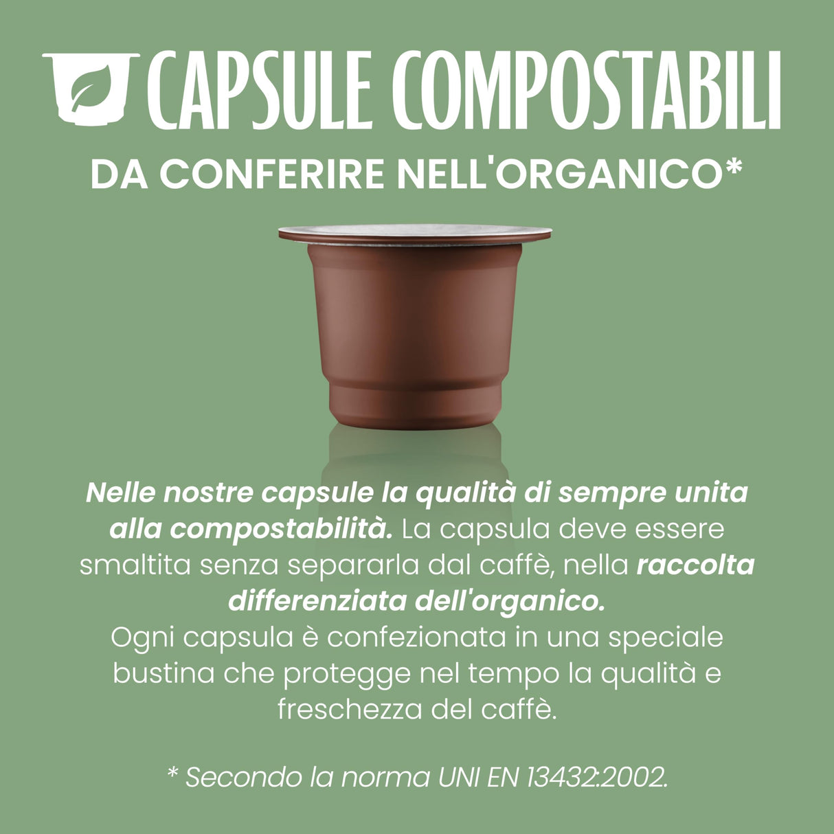 50 Capsule Caffè Vergnano Decaffeinato Compatibili Nespresso