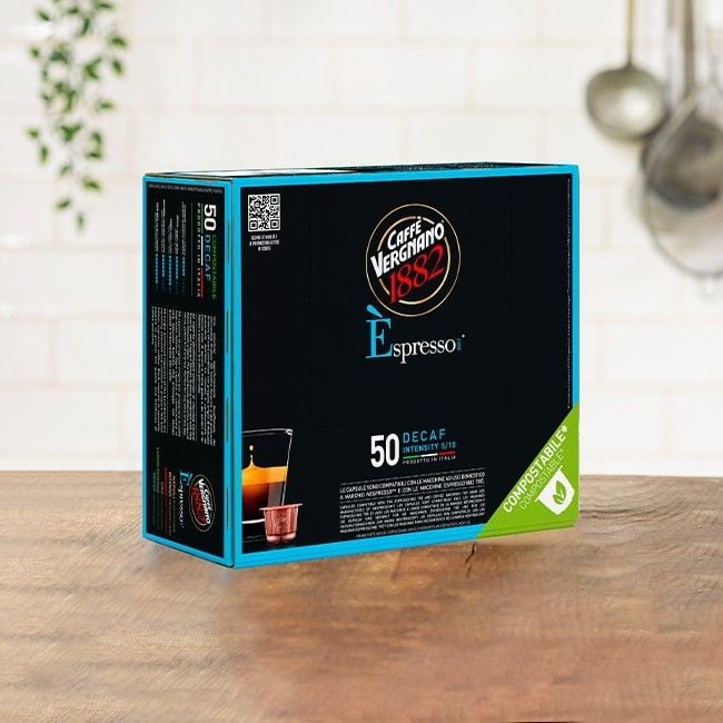 Caffè Vergnano Decaffeinato - 50 Capsule Compatibili Nespresso