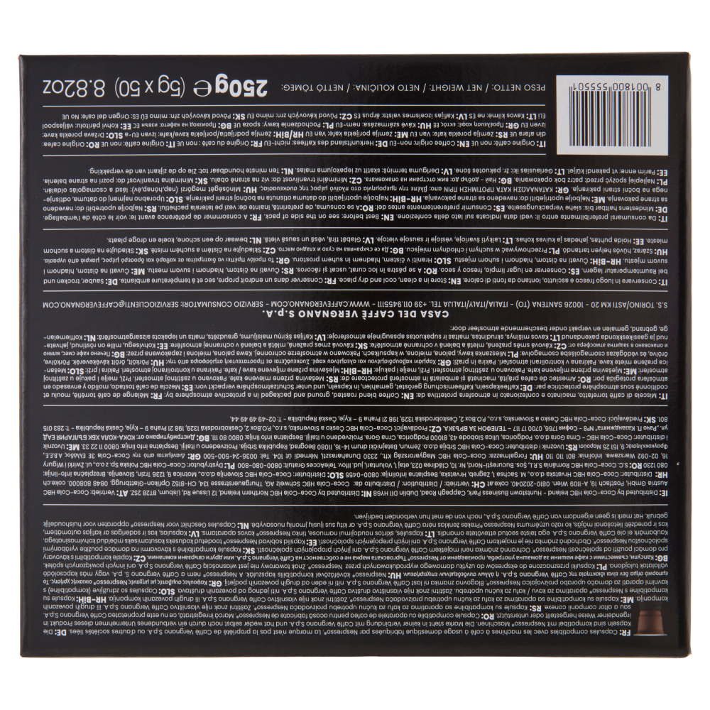 Caffè Vergnano Napoli - 50 Capsule Compatibili Nespresso