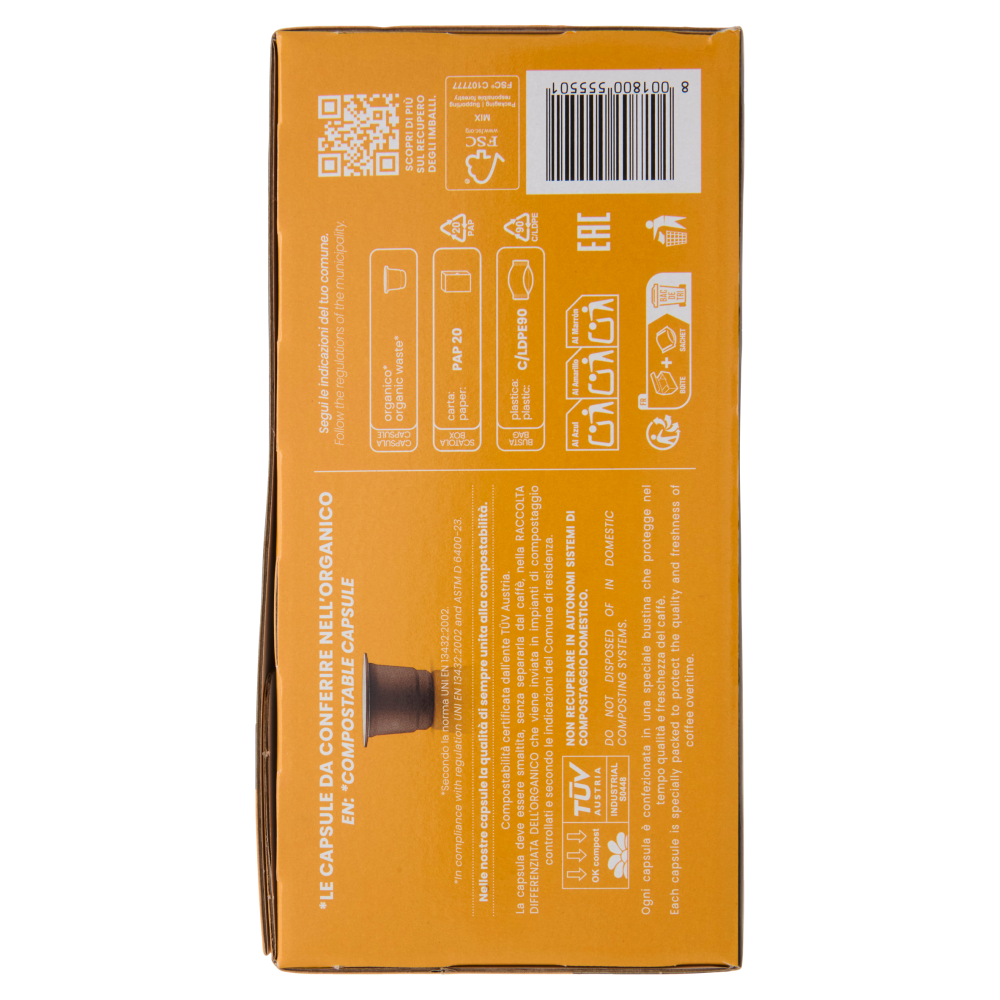Caffè Vergnano Napoli - 50 Capsule Compatibili Nespresso