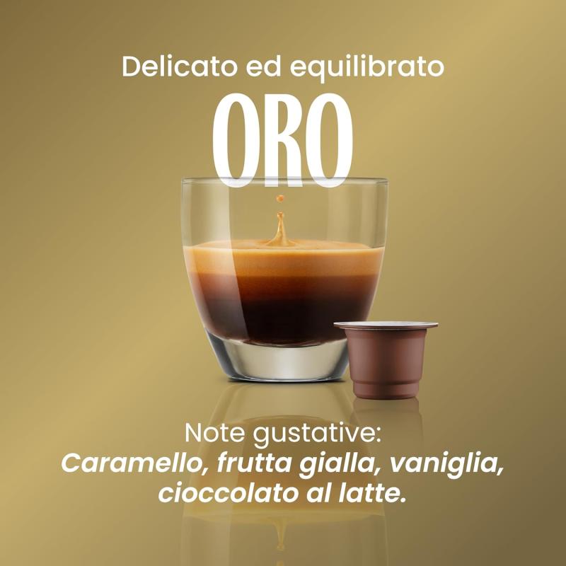 Caffè Vergnano Oro - 50 Capsule Compatibili Nespresso