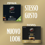 Caffè Vergnano Oro - 50 Capsule Compatibili Nespresso