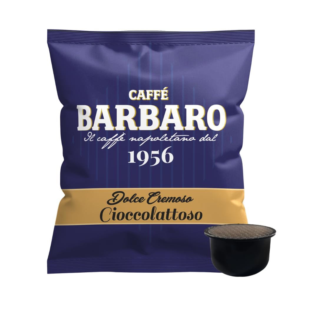 100 Capsule Barbaro Aroma Vero Cremoso - Compatibili con la nuova Macchina 2021