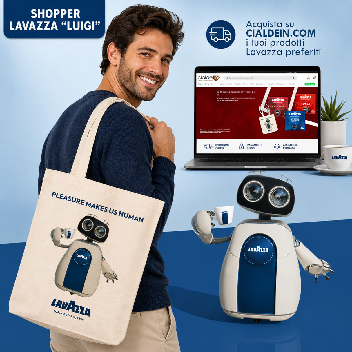 🎁 Shopper Lavazza “Luigi” in Omaggio
