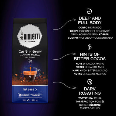 Bialetti Caffè in Grani 1kg - Intenso