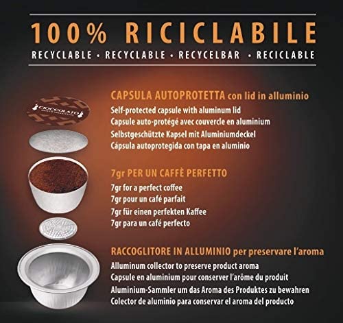 12 Capsule Bialetti Il Caffè D'Italia alla Nocciola – Gusto Avvolgente e Intenso