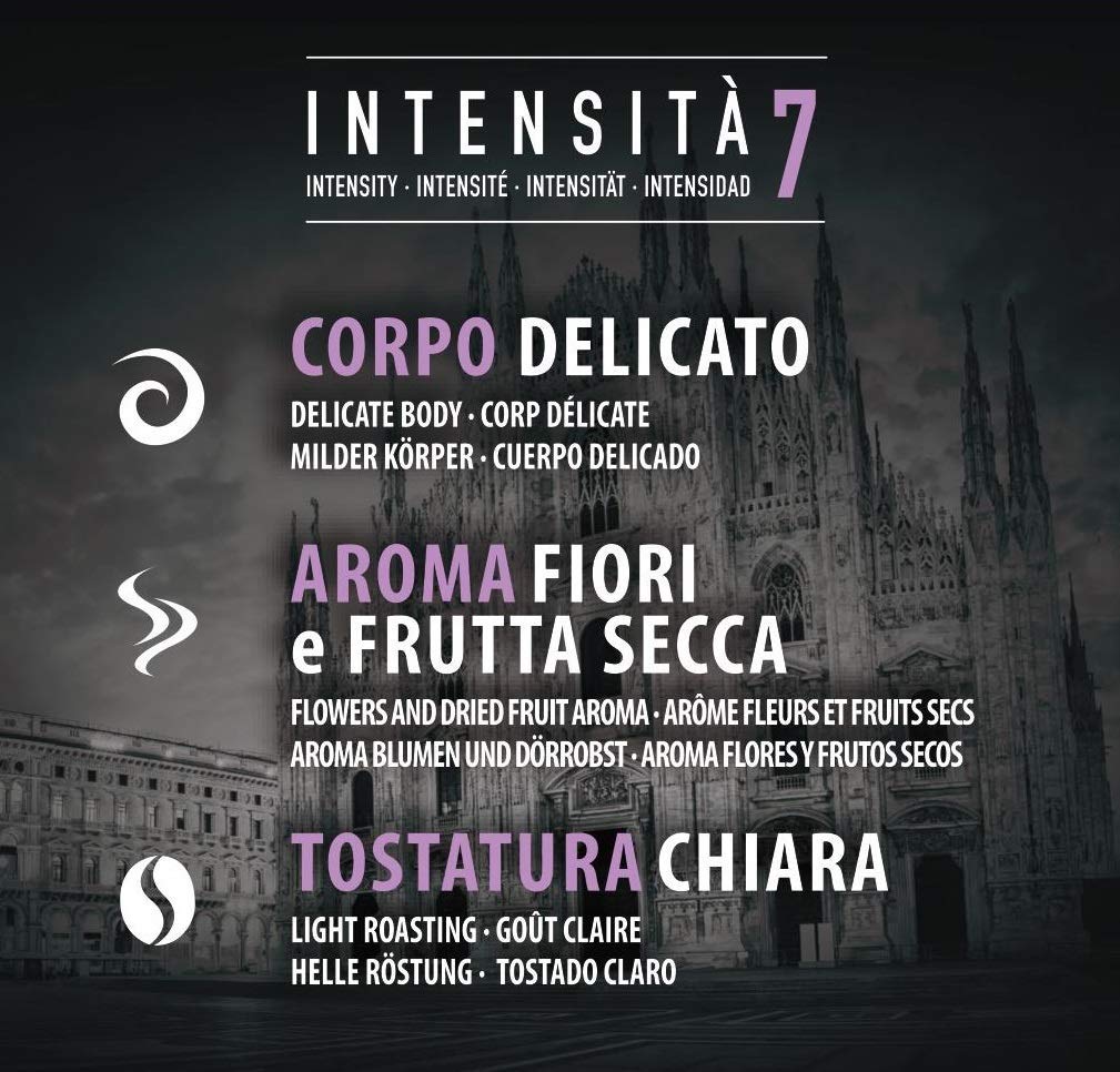 Bialetti Caffè d'Italia Milano - 72 Capsule per macchine Bialetti