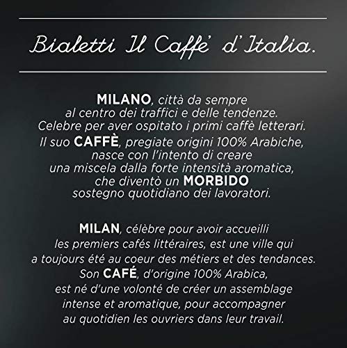 Bialetti Caffè d'Italia Milano - 72 Capsule per macchine Bialetti